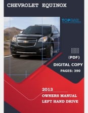 CHEVROLET EQUINOX 2013 OWNERS MANUAL